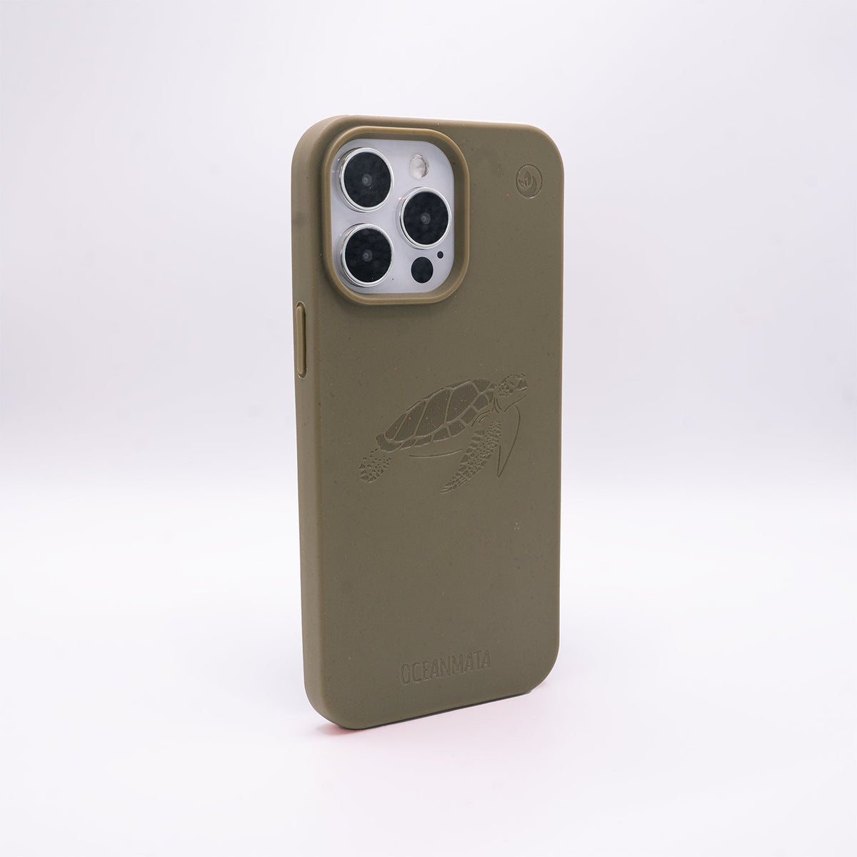 iPhone 12 pro / iPhone 12 case - green - "TURTLE" - sustainable