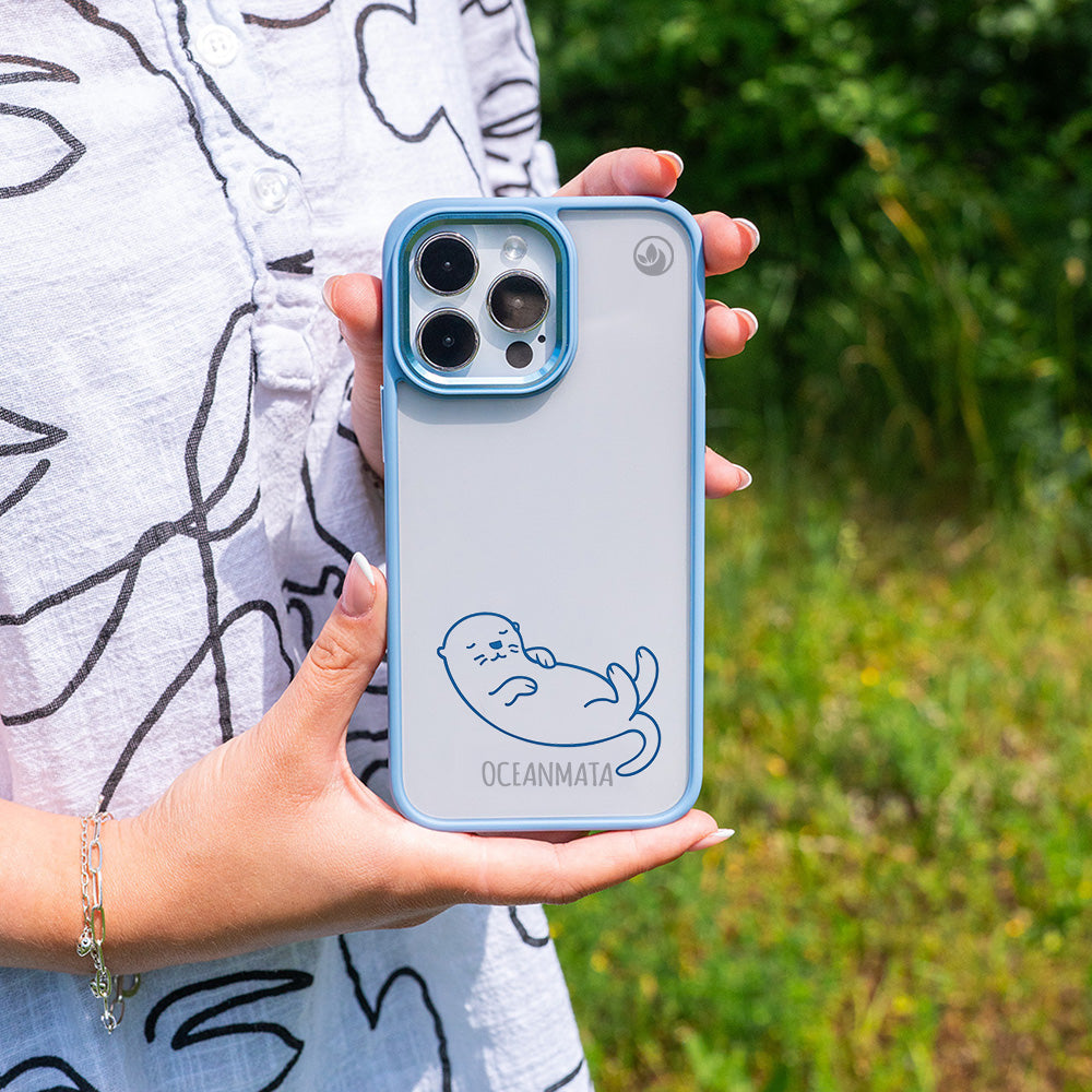 Samsung S24 Hülle - Otter blau - nachhaltig