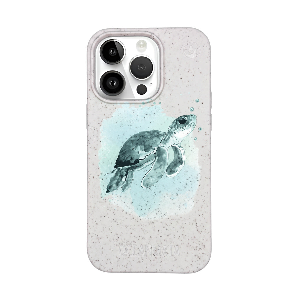 Biologisch abbaubare Handyhülle iPhone 14 pro Babyturtle — kompostierbar — Vorderseite