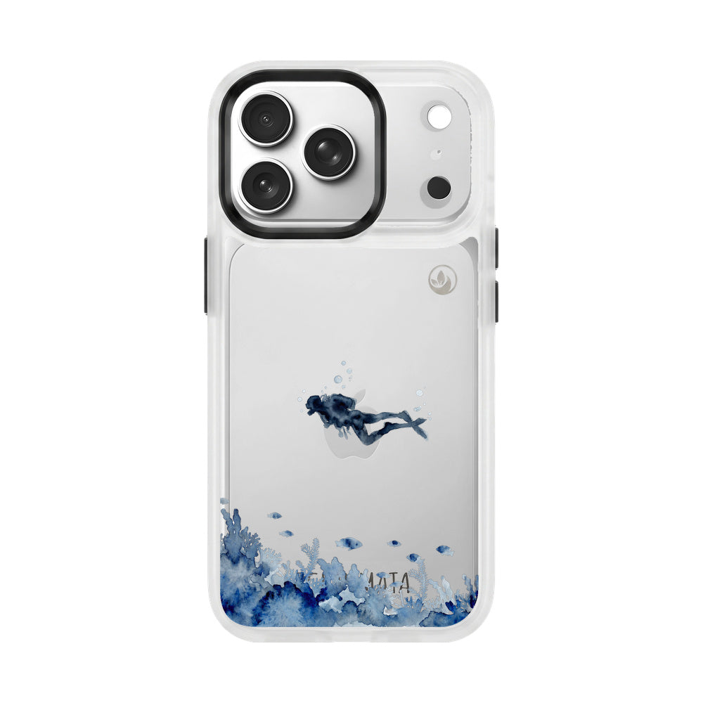 Nachhaltige Handyhülle Samsung S26+ Deepdive aus Ocean Plastic — Vorderseite