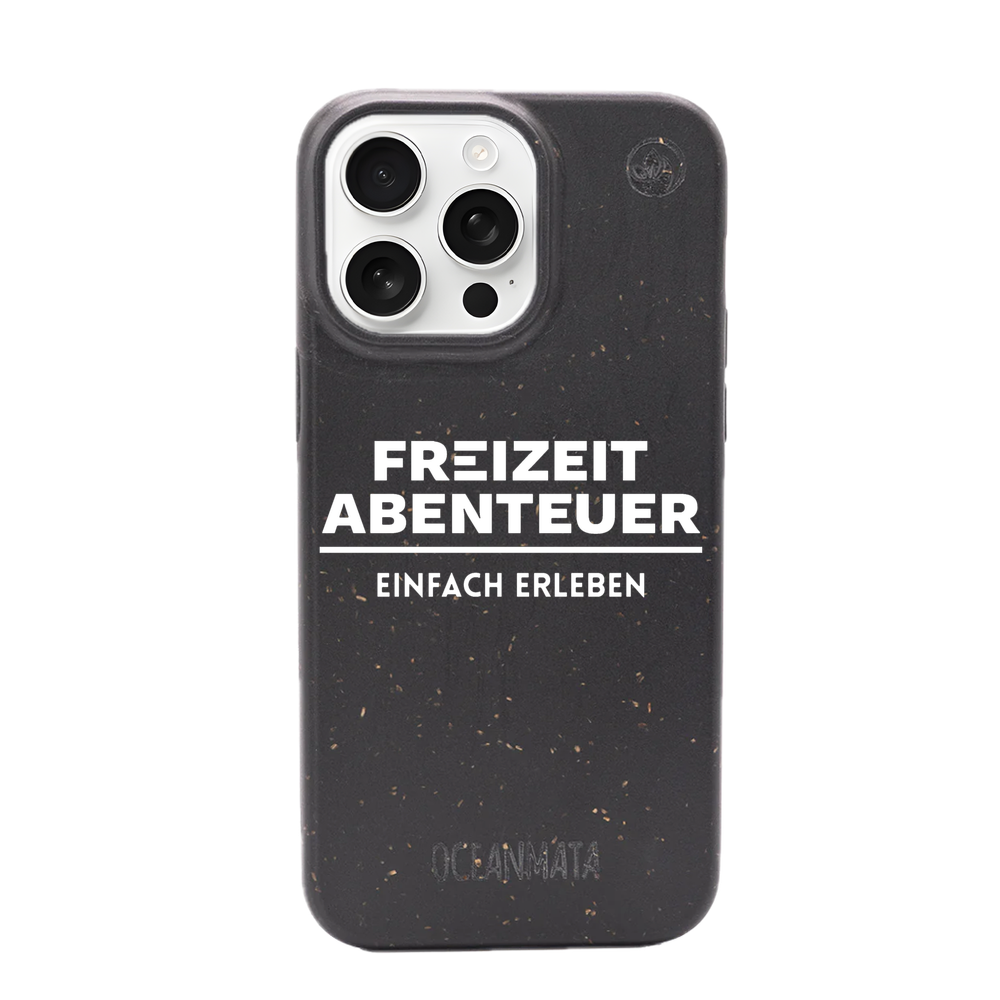 Bootsverleih 'Freizeit - Abenteuer' Hülle Schwarz