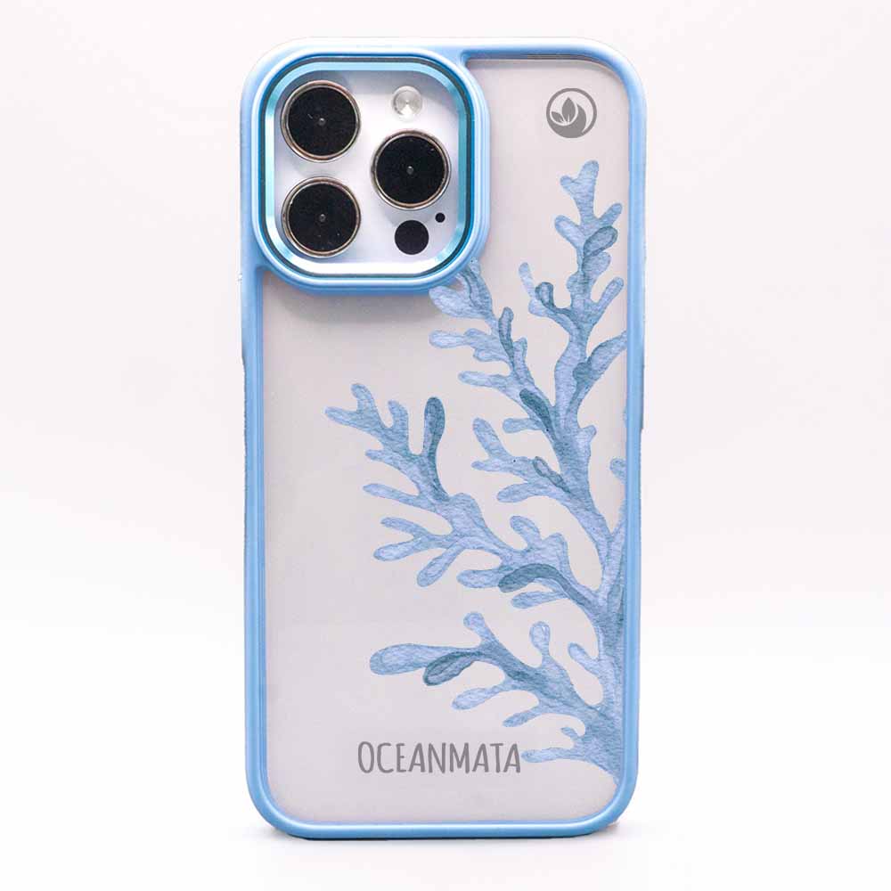 iPhone 14 pro max Hülle - Coral blau - "CoralBlue" - nachhaltig