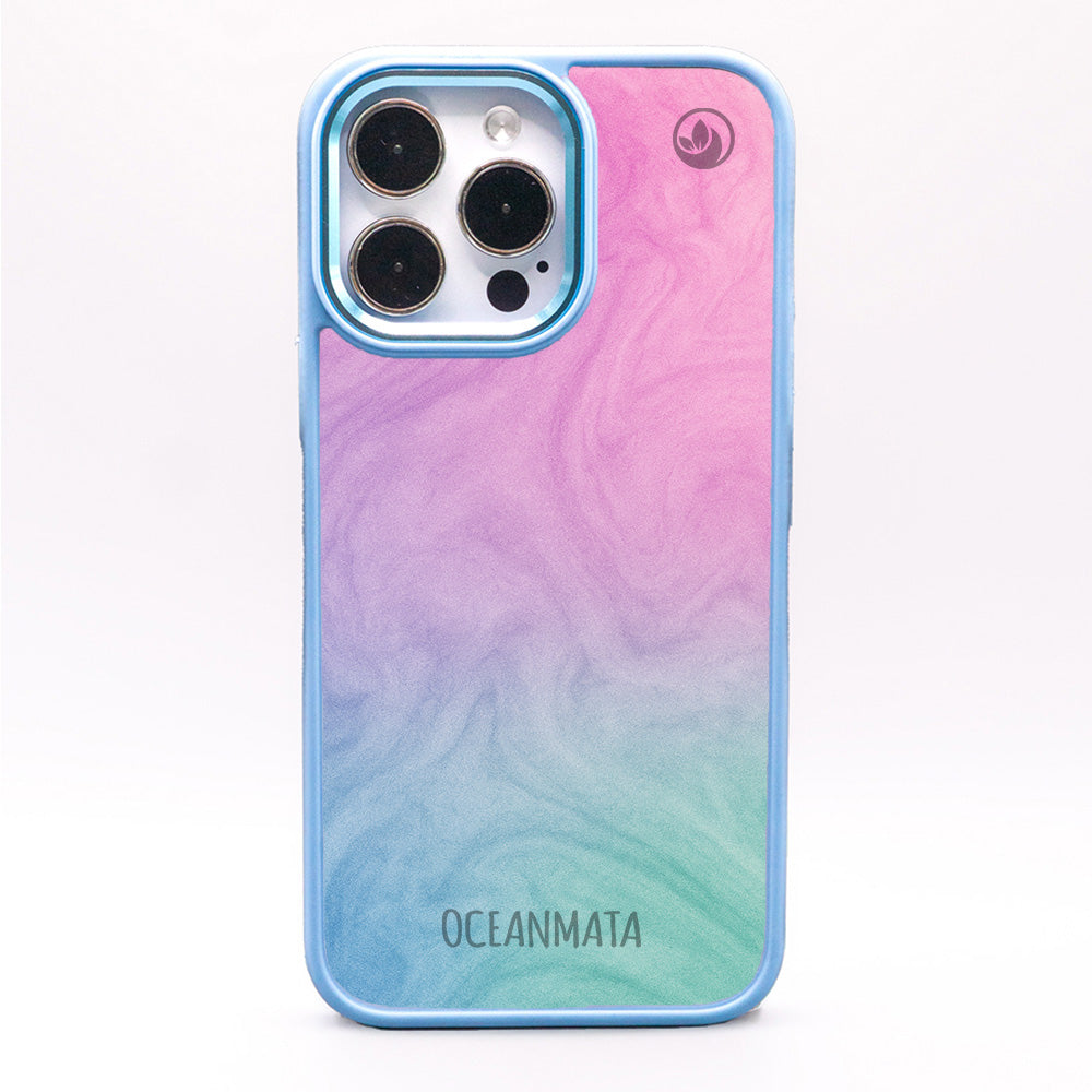 iPhone 14 pro max Hülle - "Colored Marble" - nachhaltig