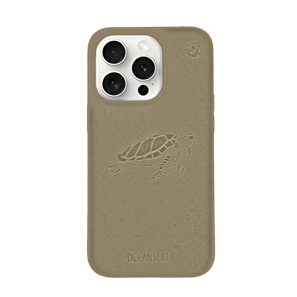 iPhone 15 pro max Hülle - grün - "TURTLE" - nachhaltig