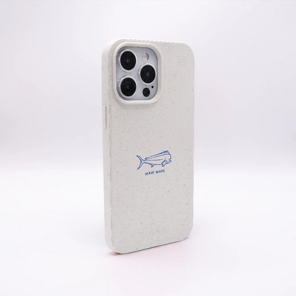 iPhone 18 Pro / 17 Pro Hülle - Fisch weiß - "MahiMahi" - nachhaltig