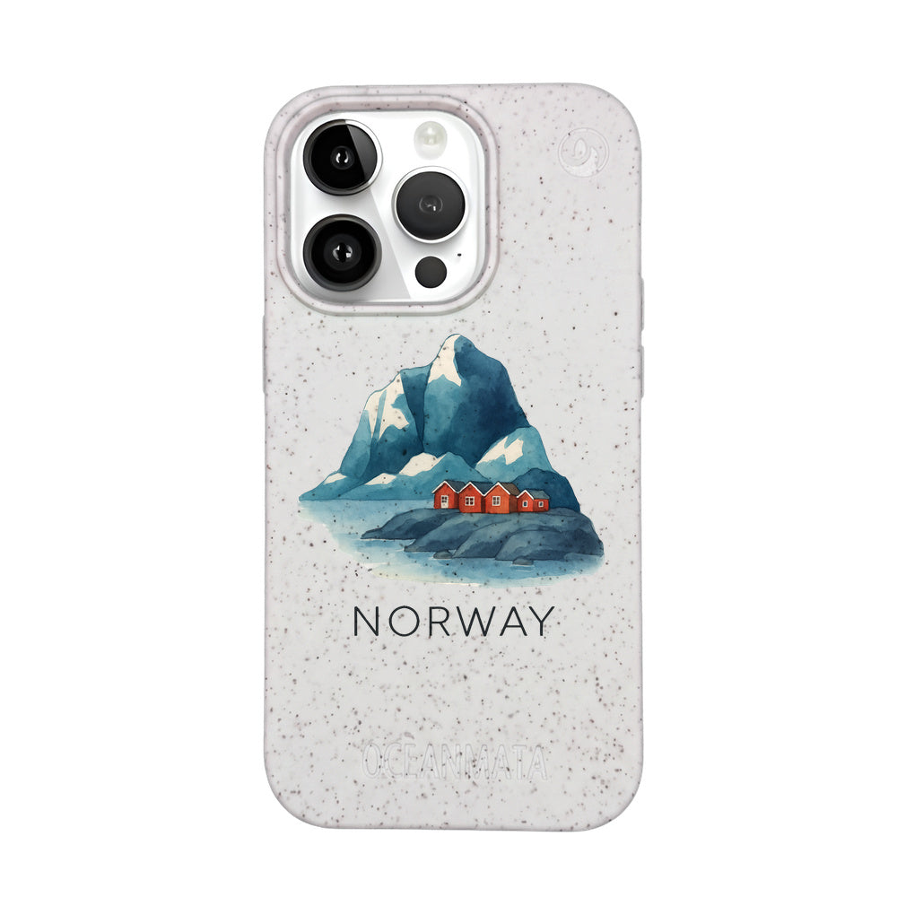 Biologisch abbaubare Handyhülle iPhone 14 pro Norway — kompostierbar — Vorderseite