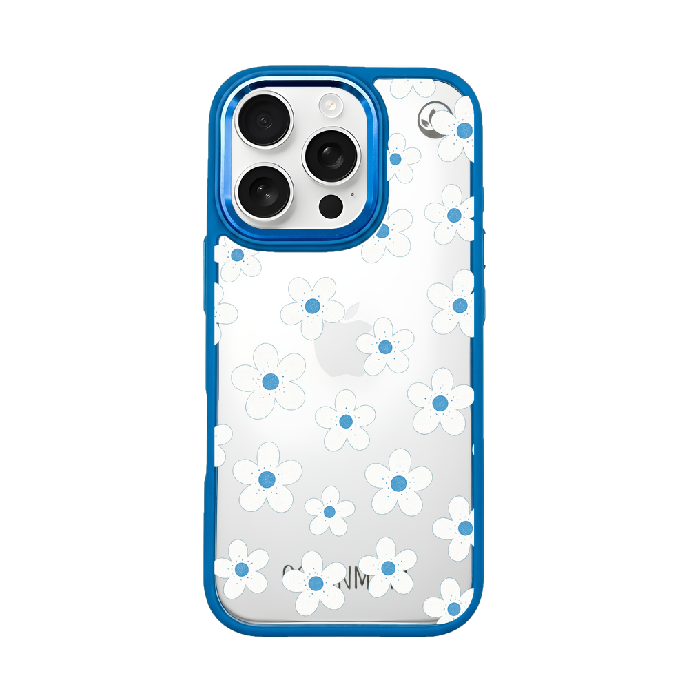 iPhone 16 pro Hülle - Blumen - "Ocean Bloom" - nachhaltig