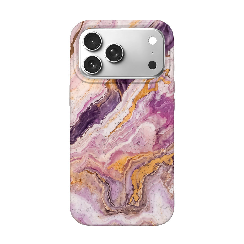 iPhone 18 Pro Max / 17 Pro Max Hülle - Marmor pink - "PinkMarble" - nachhaltig