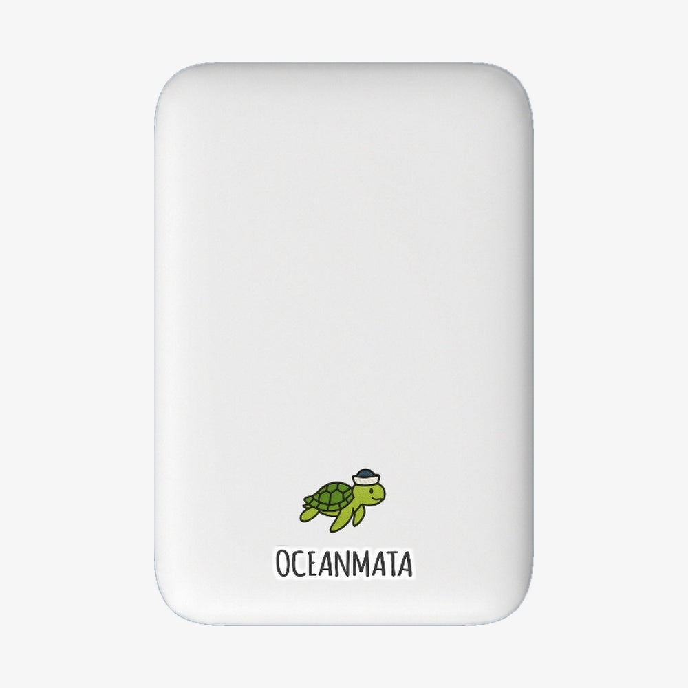 Powerbank MagSafe - "Captain Turtle" - nachhaltig
