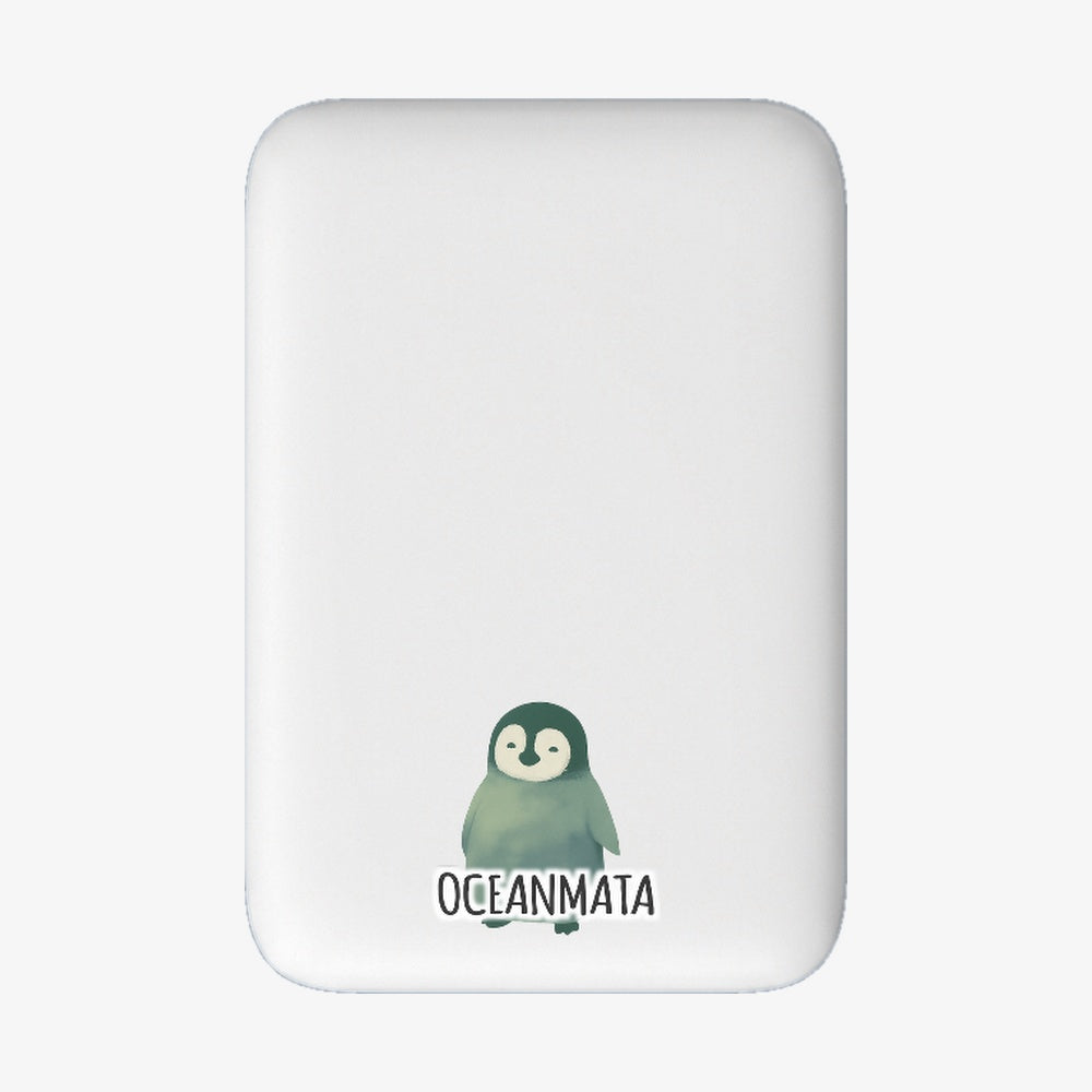 Powerbank MagSafe - "HappyPinguin" - nachhaltig
