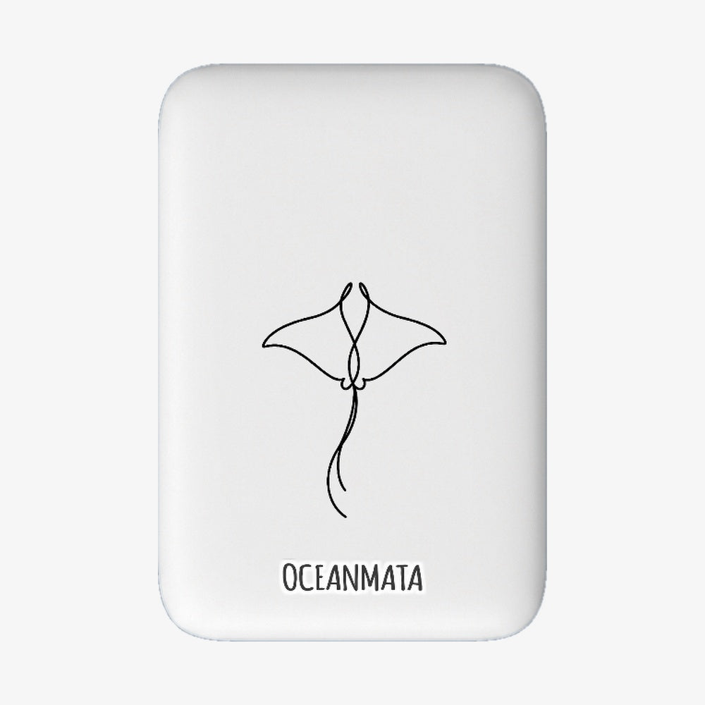 Powerbank MagSafe - "Mantaray" - nachhaltig