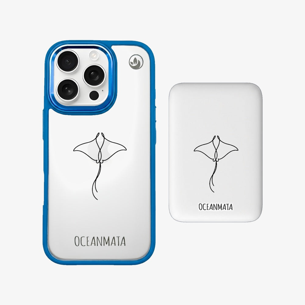 Powerbank MagSafe - "Mantaray" - nachhaltig