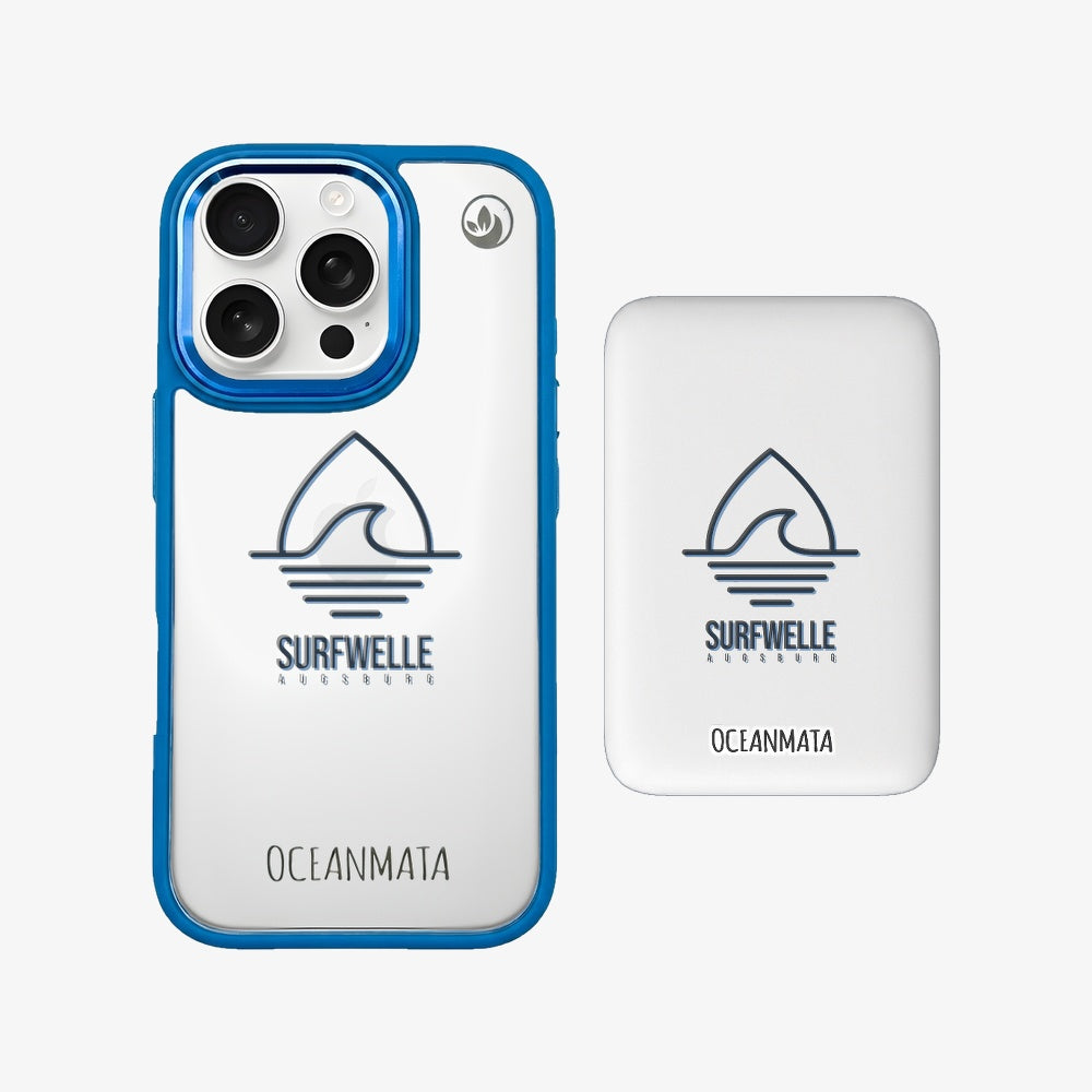 Powerbank MagSafe - "Surfwelle Augsburg" - nachhaltig