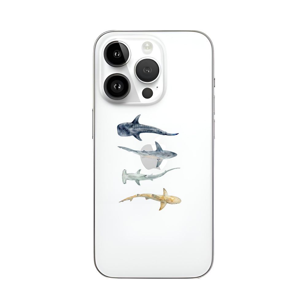 Biologisch abbaubare Handyhülle iPhone 14 pro Sharkproject — kompostierbar — Vorderseite