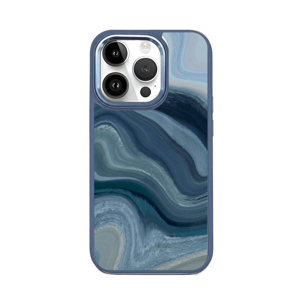 iPhone 14 pro Hülle - Welle abstrakt - "Summerwave" - nachhaltig