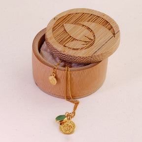 Halskette "TURTLE" - 24k vergoldetes Silber