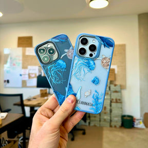 iPhone SE/7/8 Hülle - Schildkröte bunt - "Turtle & Friends" - nachhaltig