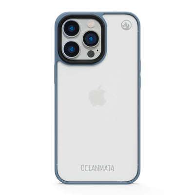 iPhone 17 pro max Hülle - durchsichtig ozeanblau - nachhaltig