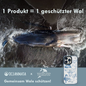 iPhone 11 pro max Hülle - Wal blau - "WhaleLife" - nachhaltig – Ansicht 6