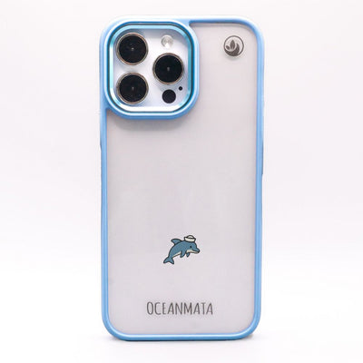 Samsung S25 Ultra Hülle - Delfin blau - "Captain Dolphin" - nachhaltig