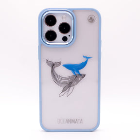 iPhone 16 Hülle - Wal blau - "BlueWhale" - nachhaltig