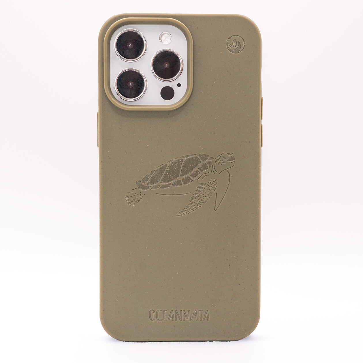 iPhone 15 pro Hülle - grün - "TURTLE" - nachhaltig