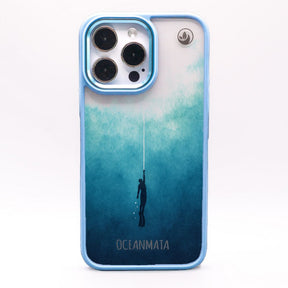 iPhone SE/7/8 Hülle - Freedive blau - "Freedive" - nachhaltig