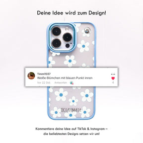 iPhone 13 pro max Hülle - Blumen - "Ocean Bloom" - nachhaltig