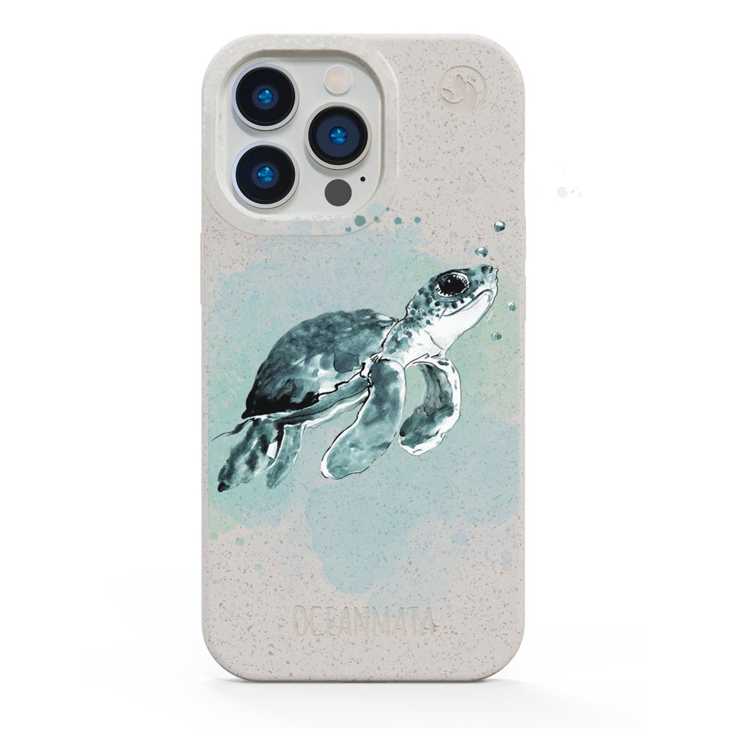iPhone 13 pro Hülle - Schildkröte grün - "Baby Turtle" - nachhaltig