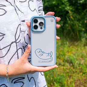 Samsung S25 Hülle - Otter blau - nachhaltig