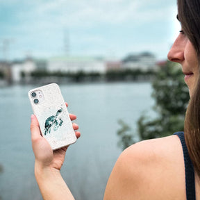 iPhone 11 pro Hülle - Schildkröte grün - "Baby Turtle" - nachhaltig