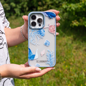 iPhone 11 pro Hülle - Schildkröte bunt - "Turtle & Friends" - nachhaltig