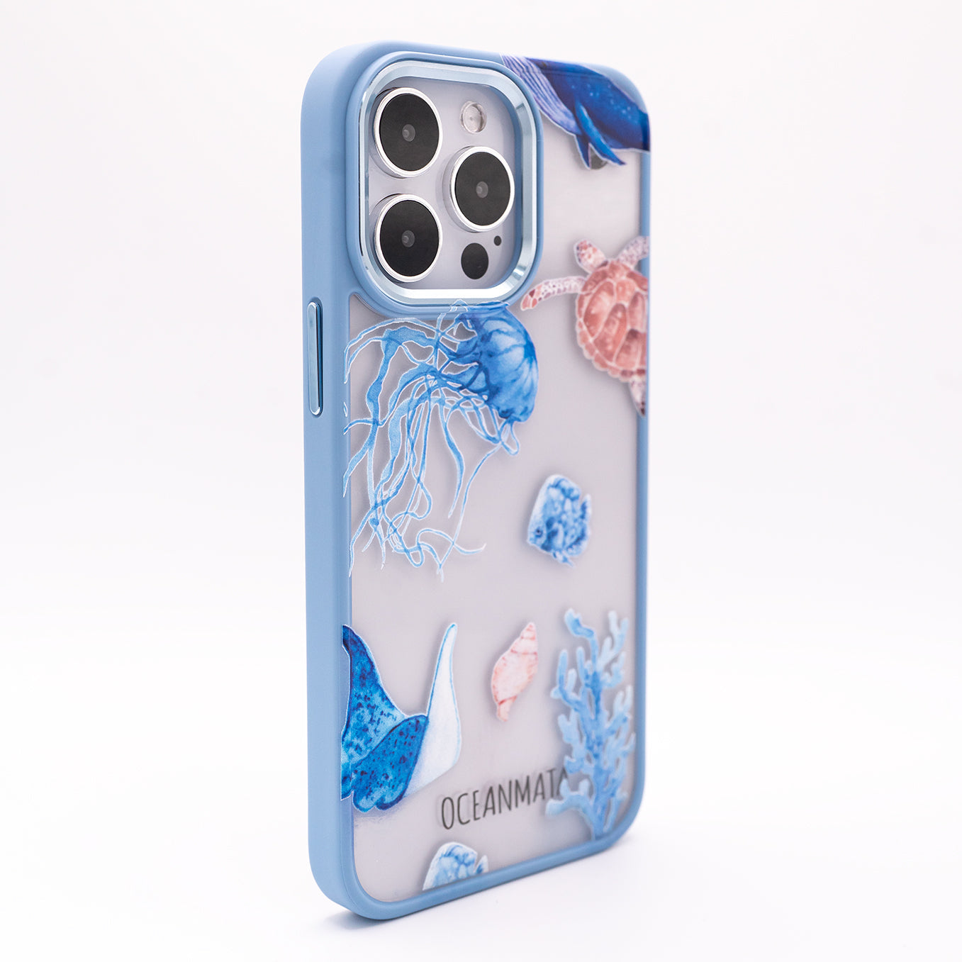iPhone 15 Hülle - Schildkröte bunt - "Turtle & Friends" - nachhaltig