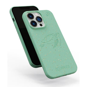 iPhone 15 pro max Hülle - grün - "TURTLE" - nachhaltig – Ansicht 3
