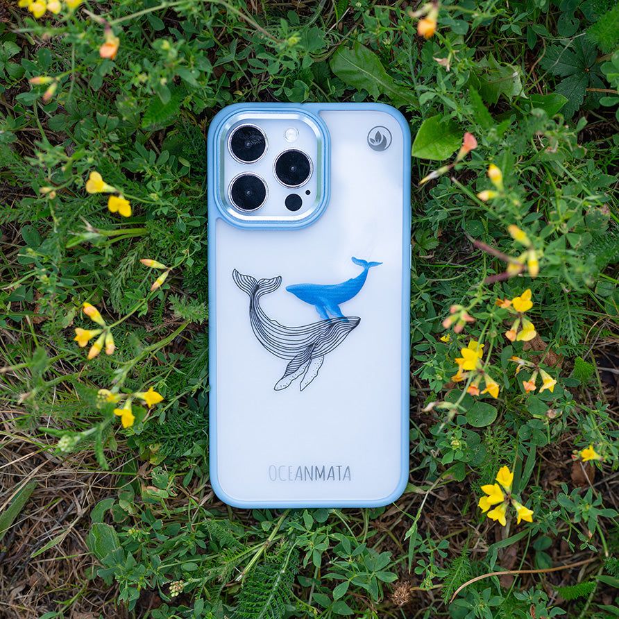 iPhone 13 Case - Whale Blue - "BlueWhale" - sustainable