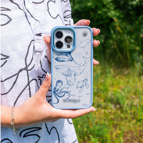 iPhone 11 pro max Hülle - Wal blau - "WhaleLife" - nachhaltig – Ansicht 5