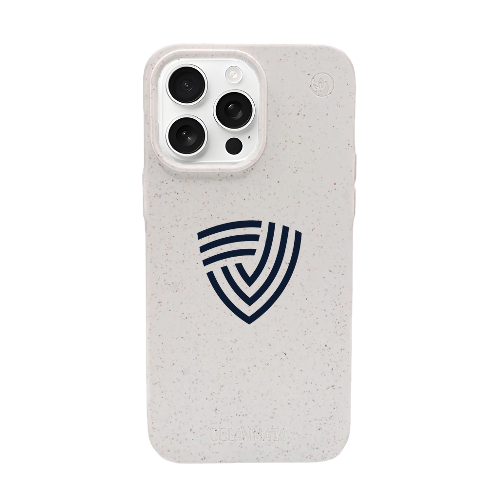 EKP Steuerberater × OceanMata Hülle Weiß – iPhone 12 pro / iPhone 12 (Muster)