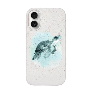 Biologisch abbaubare Handyhülle iPhone 17 Babyturtle — kompostierbar — Vorderseite