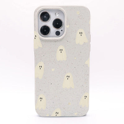 iPhone 12 mini Hülle - Geist weiß - "LittleGhost" - nachhaltig