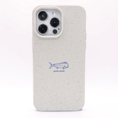 iPhone 15 pro Hülle - Fisch weiß - "MahiMahi" - nachhaltig