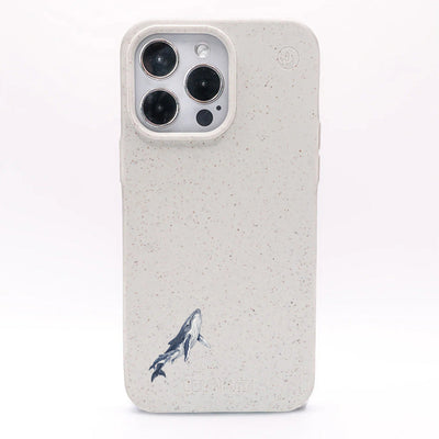iPhone 14 pro max Hülle - Buckelwal weiß - "OceanLullaby" - nachhaltig