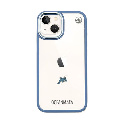 iPhone 13 mini Case - Dolphin blue - "Captain Dolphin" - sustainable