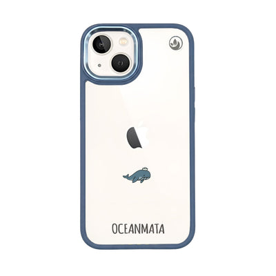 iPhone 13 Case - Whale Blue - "Captain Whale" - sustainable
