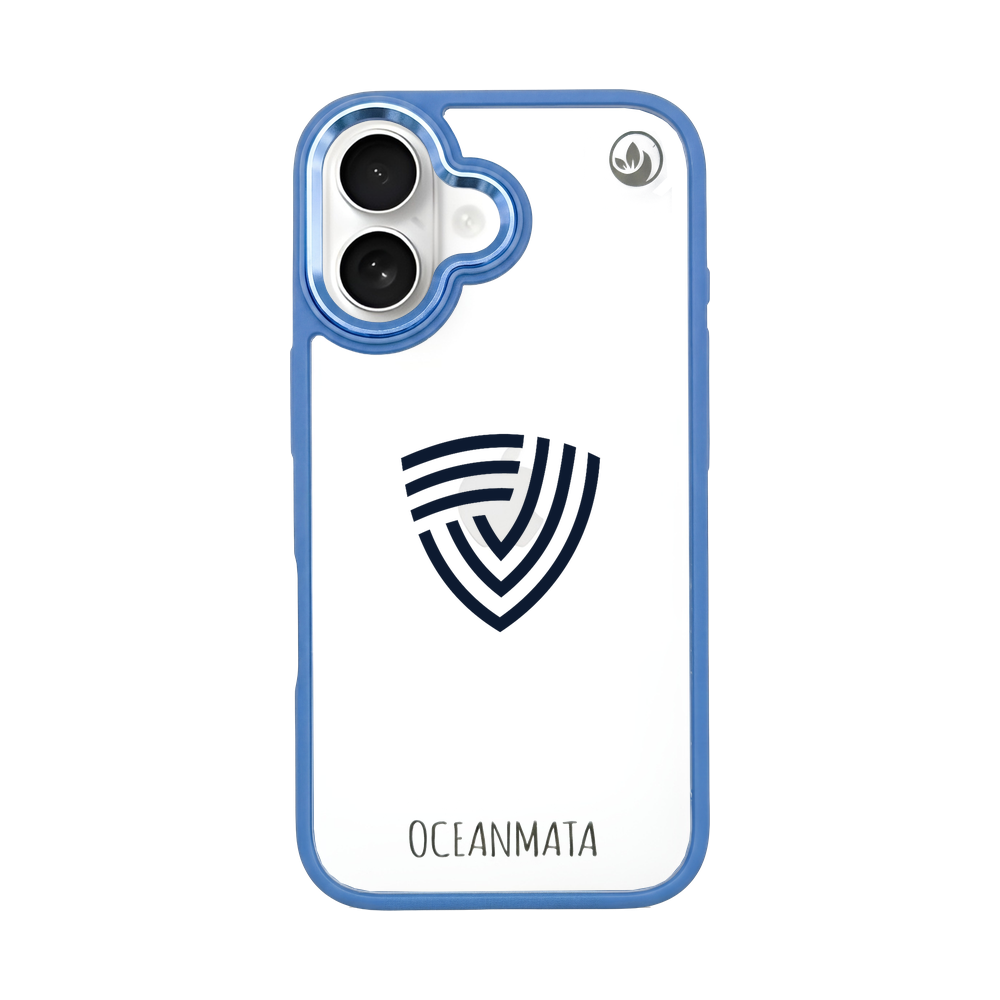 EKP Steuerberater × OceanMata Hülle Clear – iPhone 16 (Muster)