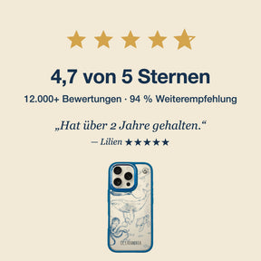 Nachhaltige Handyhülle iPhone 17 pro max Tideflow aus Ocean Plastic — Bewertungen