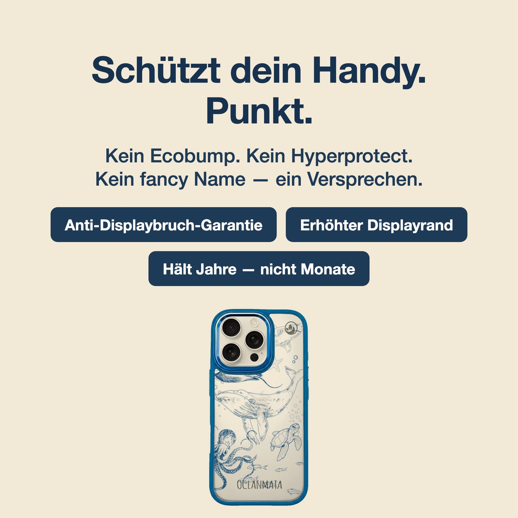 Nachhaltige Handyhülle iPhone 17 pro Tideflow aus Ocean Plastic — Material