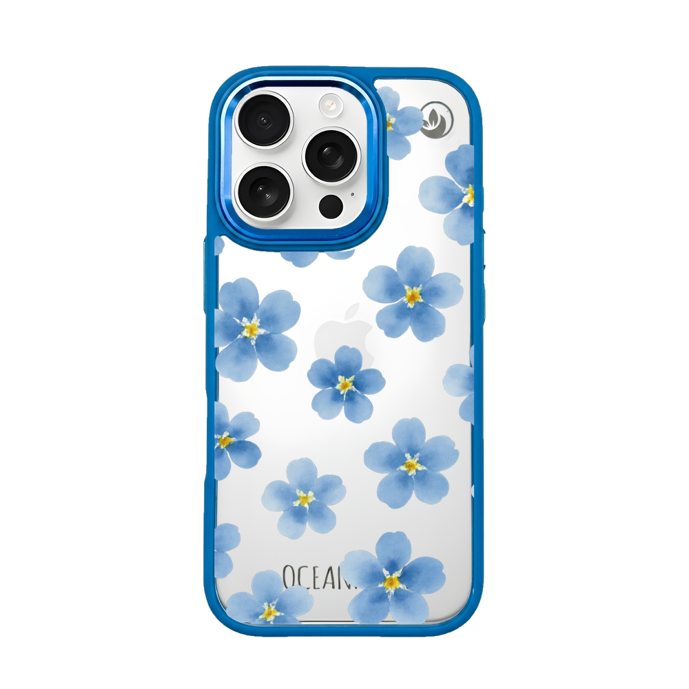 iPhone 16 pro max Hülle - vergissmeinnicht - "forget-me-not" - nachhaltig