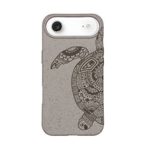 Biologisch abbaubare Handyhülle iPhone 17 Air Greenturtle — kompostierbar — Vorderseite