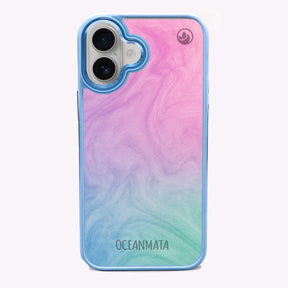 iPhone 16 Hülle - "Colored Marble" - nachhaltig