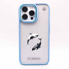 iPhone 16 pro Hülle - Orca blau - "OrcaFlow" - nachhaltig